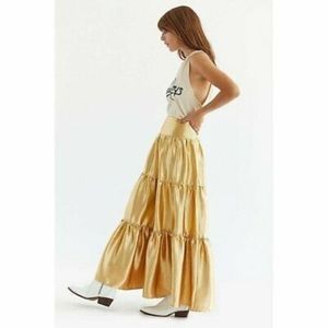 Free People Moonbeam Tiered Skirt TLC